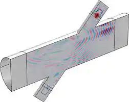 Schematic Diagram of Ultrasonic Flow Measurement Model Construction Schematic Diagram of Ultrasonic Flow Measurement Model Construction