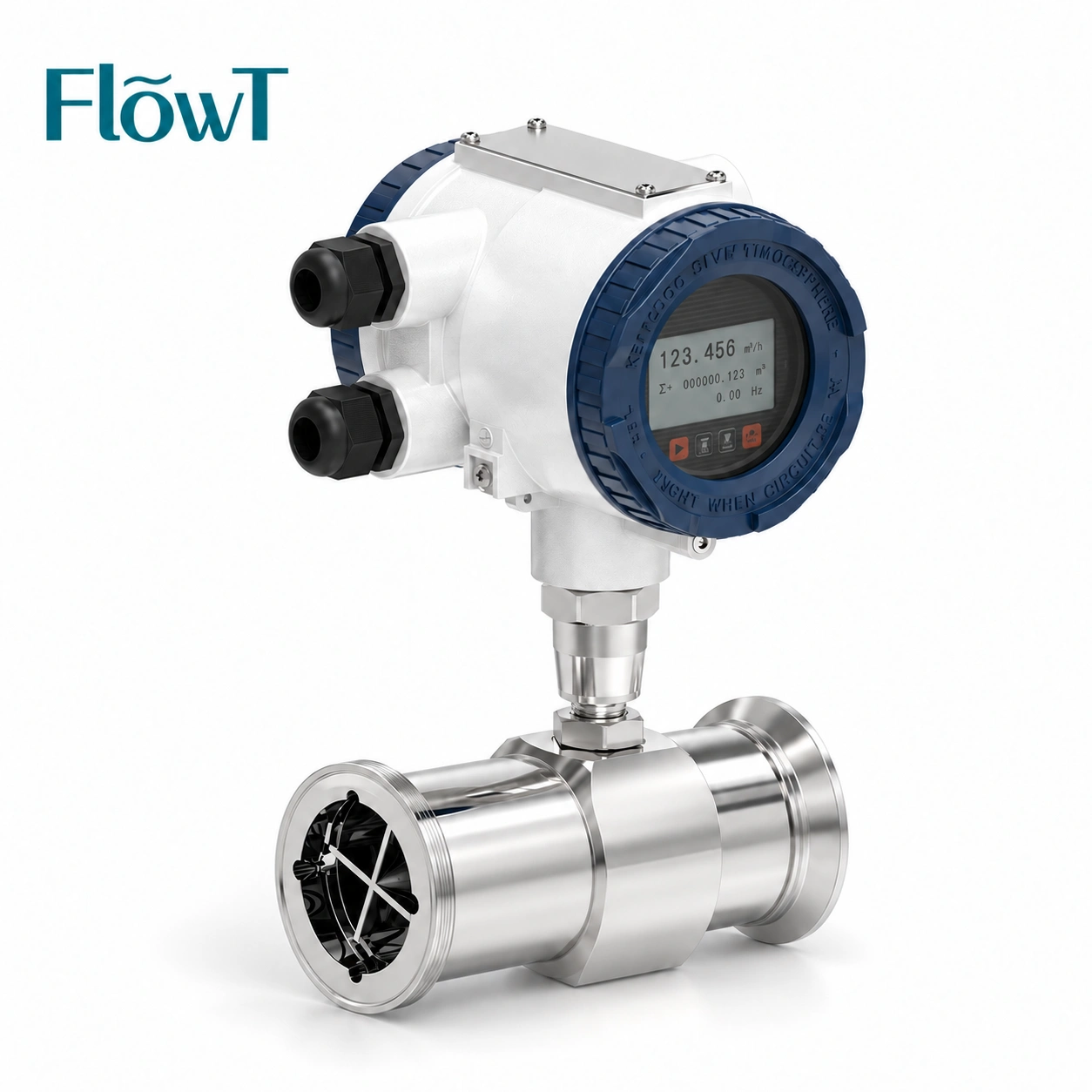 Eksplosionssikker gevindtype Gevindtype Turbineflowmåler til vand og olie