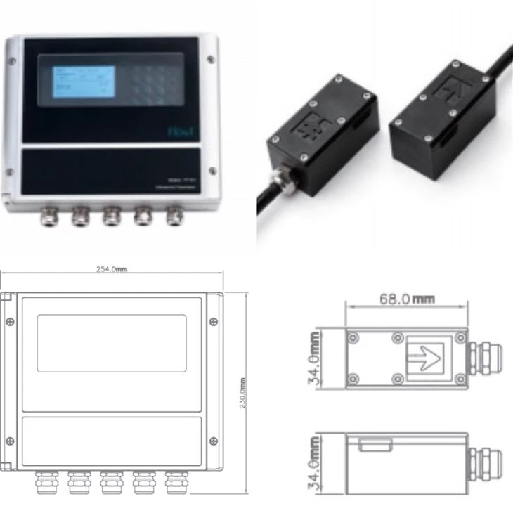 Ultrasonic Fluid Flow Meter