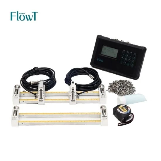 Battery-charged portable flow meter
